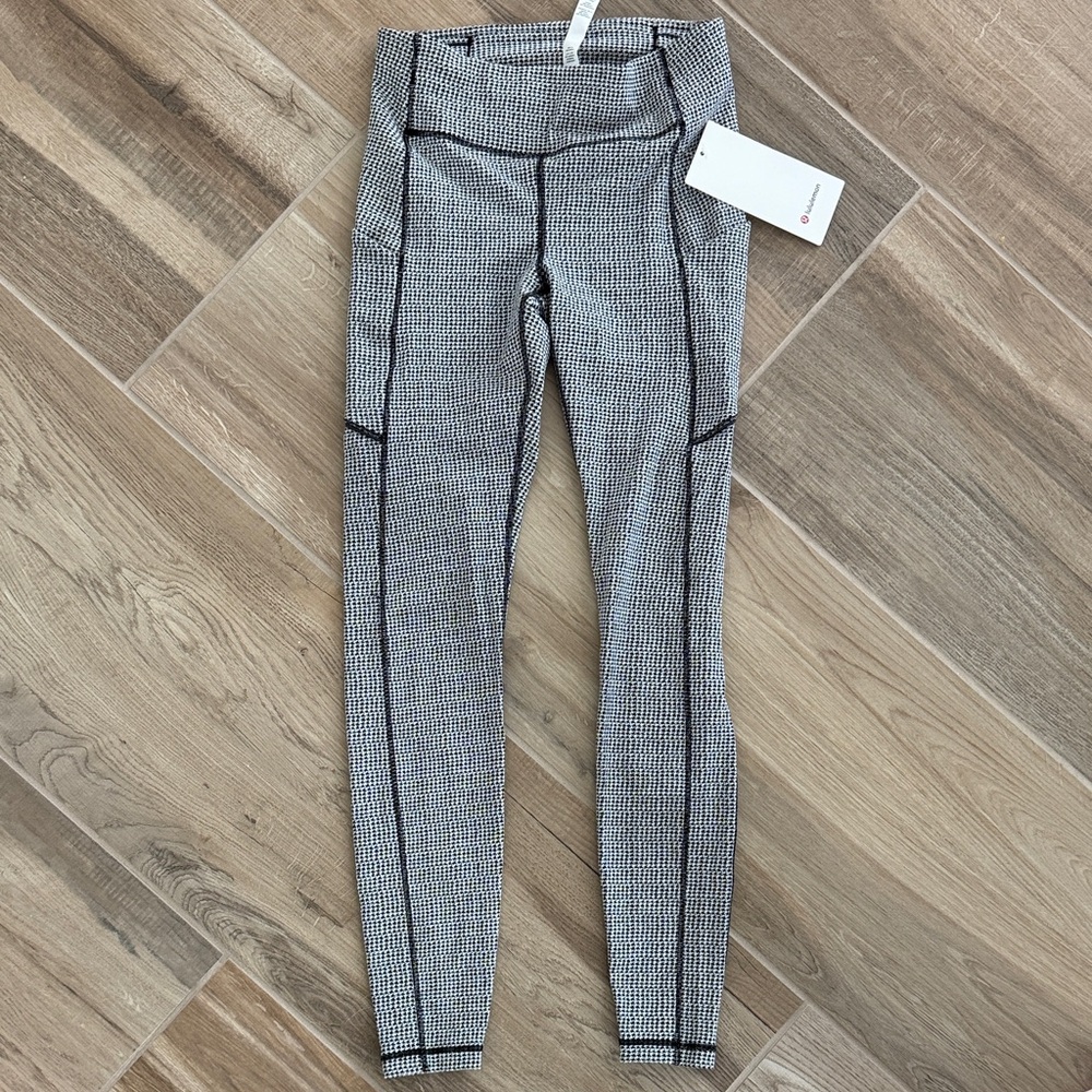 lululemon athletica Black and White Leggings